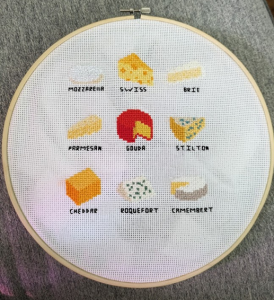 Cheese embroidery